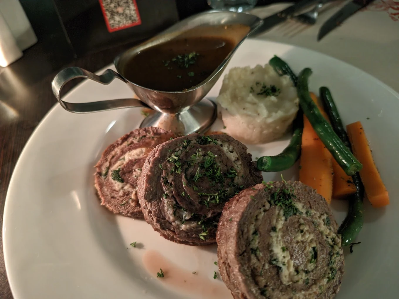 shop Spinach And Cheese Stuffed Tenderloin Roulade